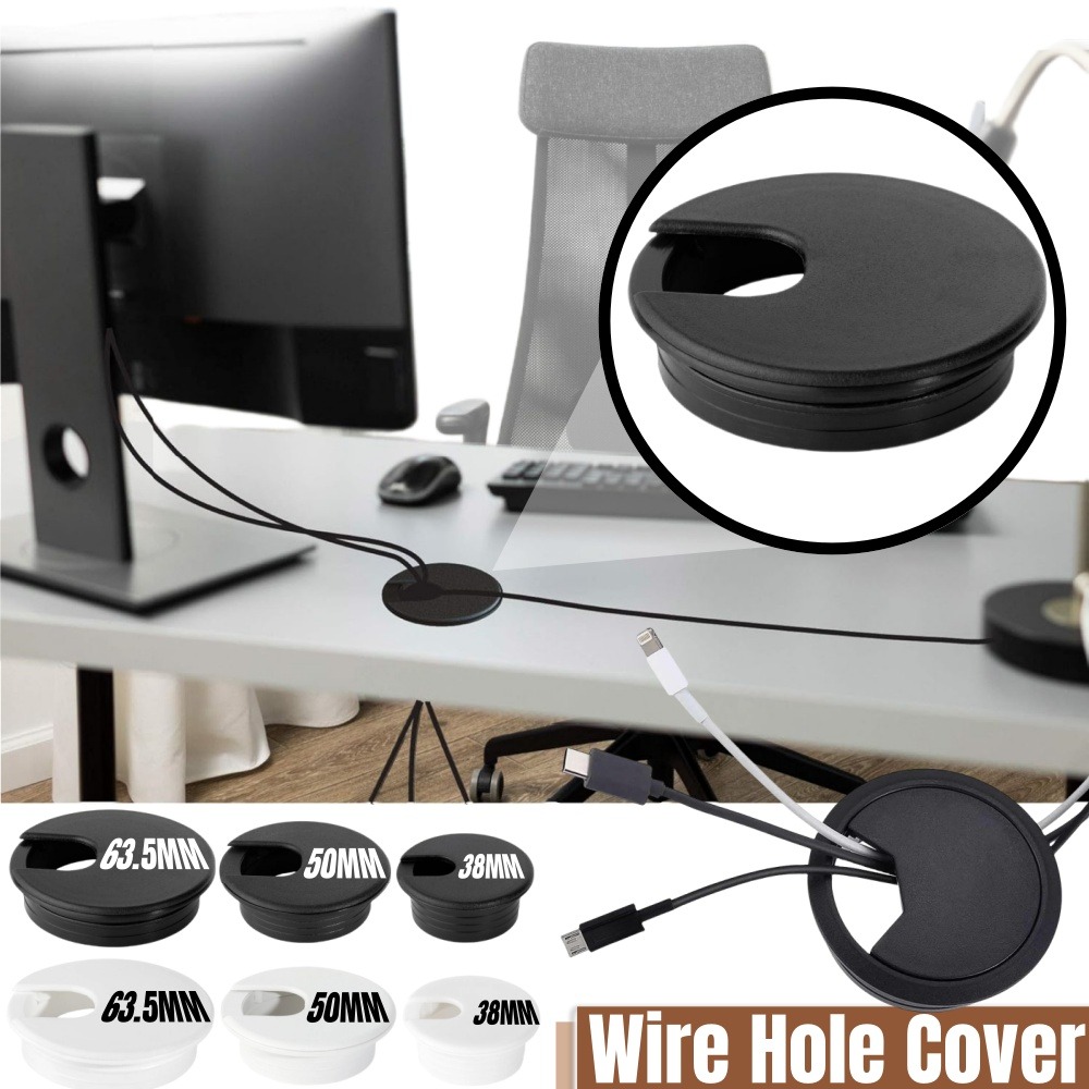 Work Office Furniture - غطاء فتحة سلك بلاستيكي 1.5/2/2.5 بوصة