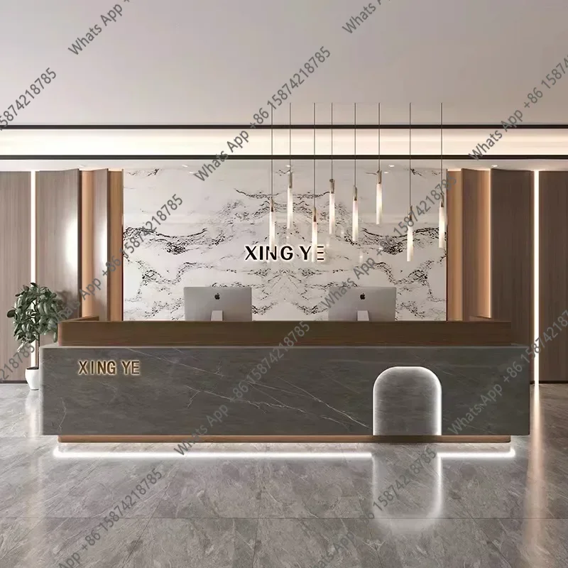 Office X Furniture - Xx X مكتب استقبال فاخر، منضدة