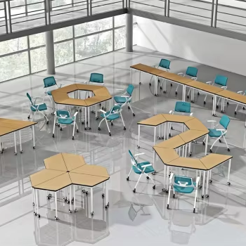 Work Office Furniture - طقم مكتب وكرسي للفصل الدراسي الأمريكي