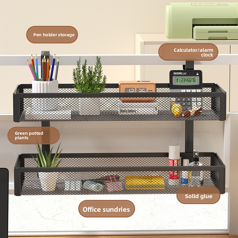 Work Office Furniture - رف تخزين سطح المكتب لمحطة العمل،