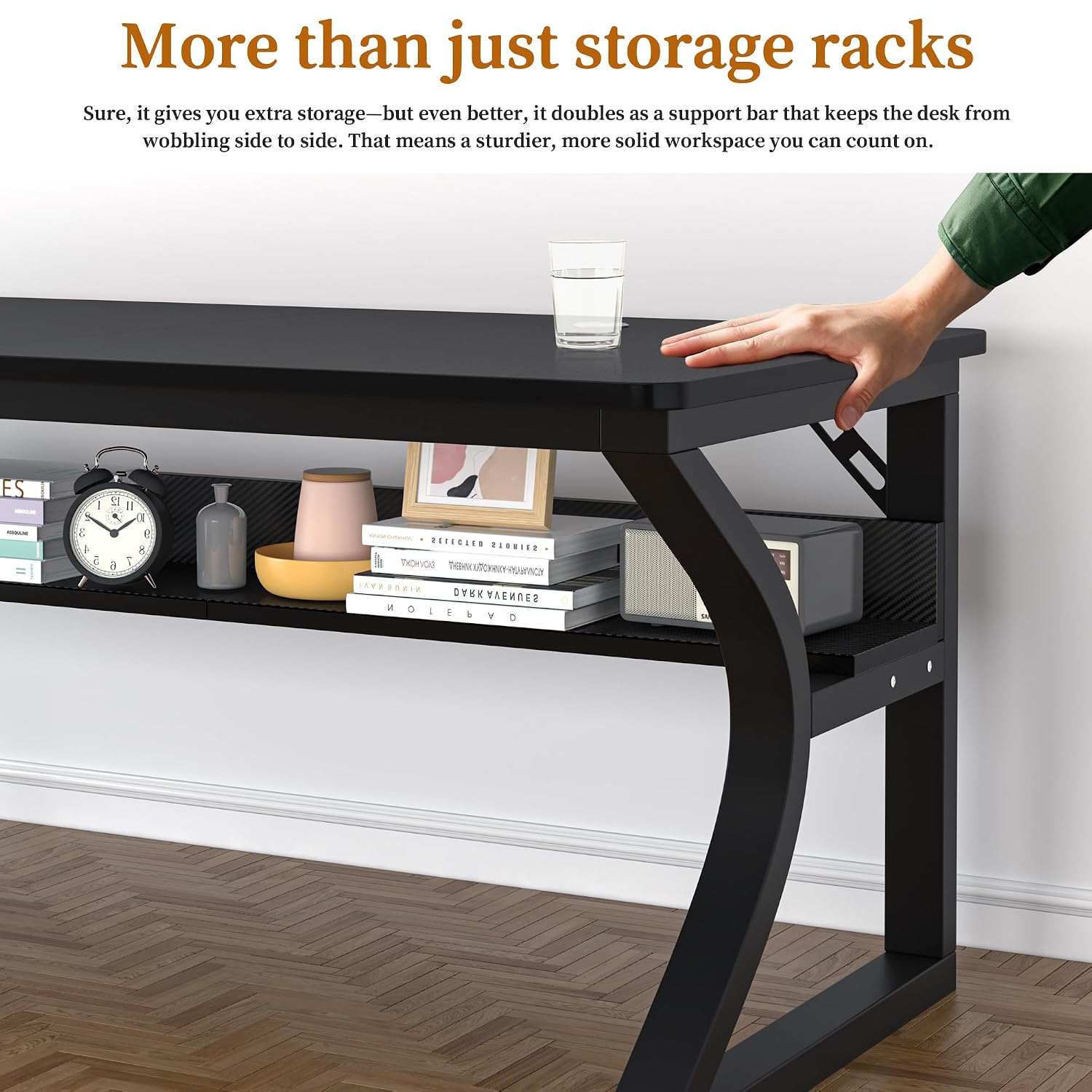 مكتب كمبيوتر معدني على شكل حرف - مراجعة Office X Furniture وسعره