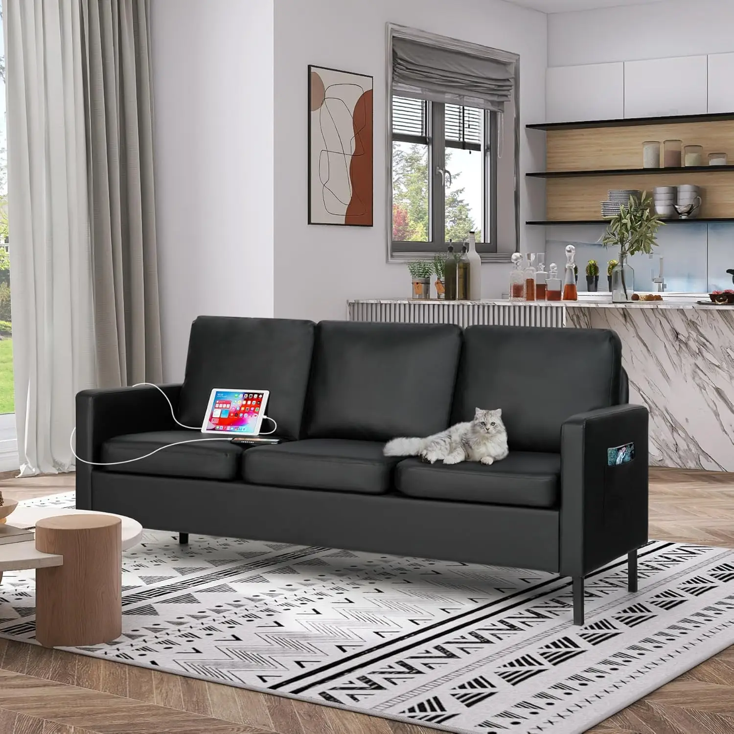 أريكة حديثة مريحة مع USB، أرائ - مراجعة Office Furniture Dimensions وسعره