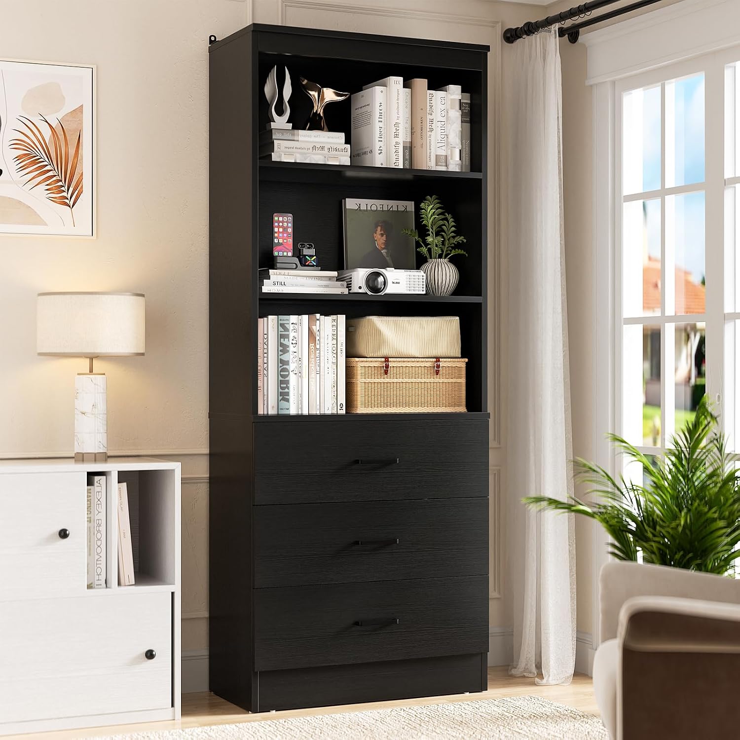 رف كتب Aheaplus بطول 71 بوصة م - مراجعة Office X Furniture وسعره