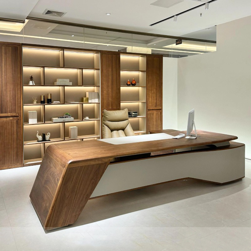 مكتب مكتب خشبي أنيق بسيط ومبتك - مراجعة Office Furniture Dimensions وسعره