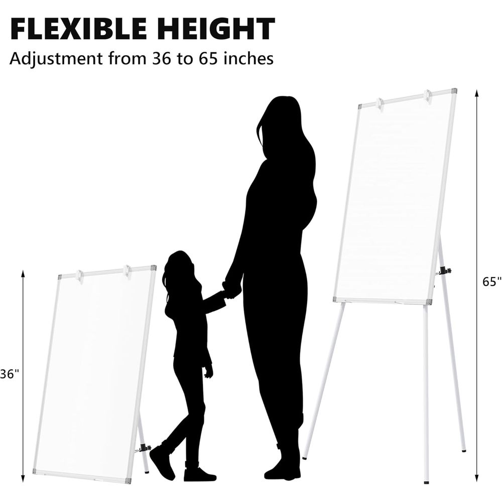 لوح أبيض كبير قابل للحمل مع حا - مراجعة Whiteboard Easel Tripod وسعره