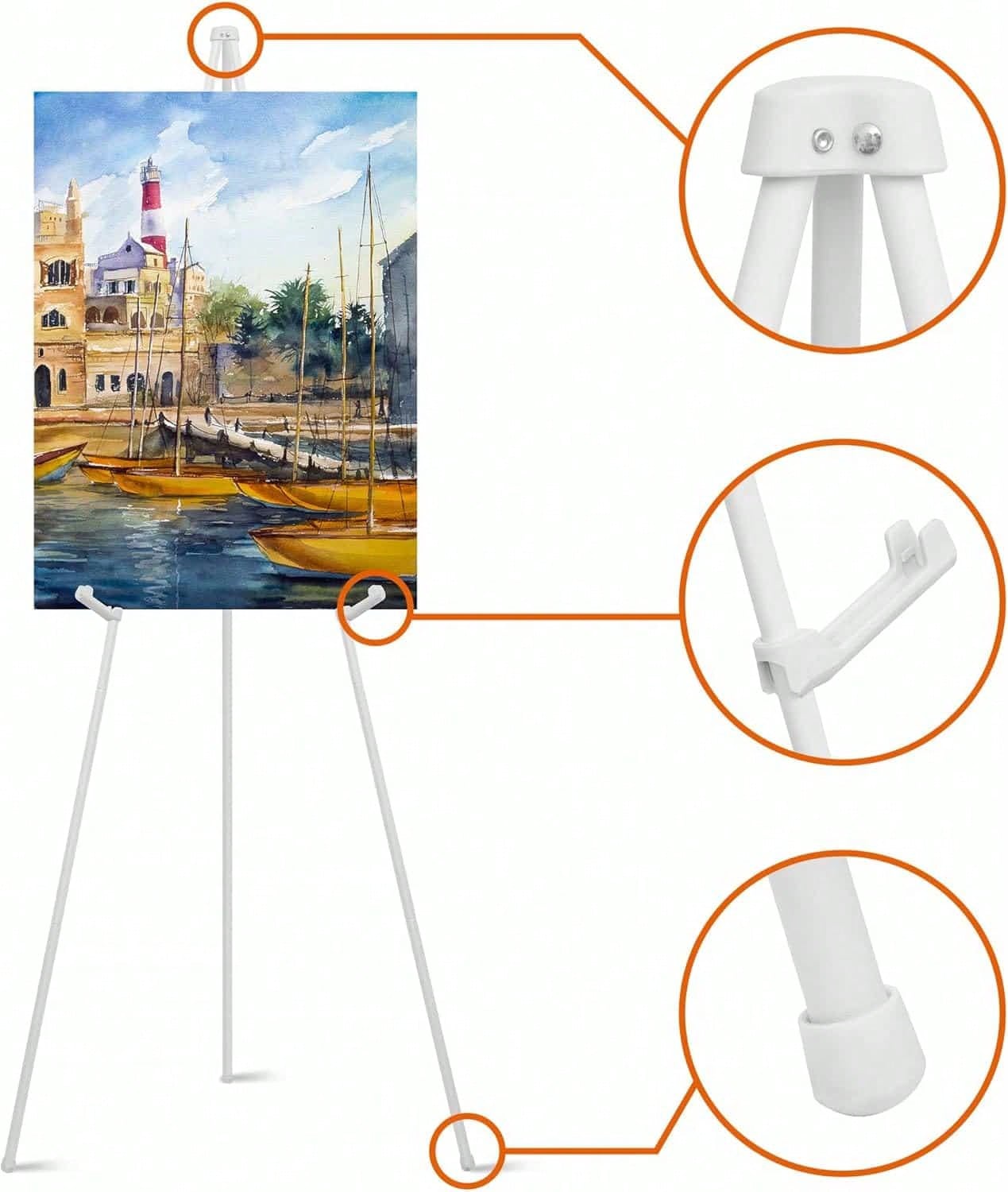 حامل عرض تقديمي قابل للطي، بار - مراجعة Whiteboard Easel Tripod وسعره